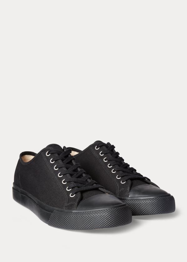 Ralph Lauren Lærred Sneakers Herre Danmark (MSTBO1067)